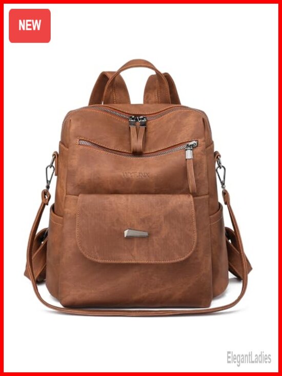 PU Leather Small Backpack Purse with Adjustable Strap Fashion Handbag